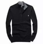 polo pulls hommes manche longue boutique mode reduction affaires noir n